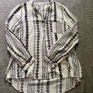 Blu Pepper patterned blouse